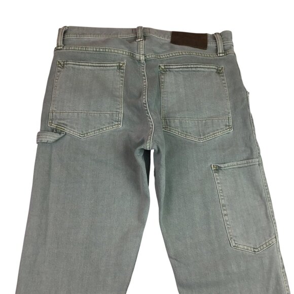 Todd Snyder Straight Fit Jeans Mens 30x32 Light Wash Gray Denim Cotton Lycra - Picture 6 of 12